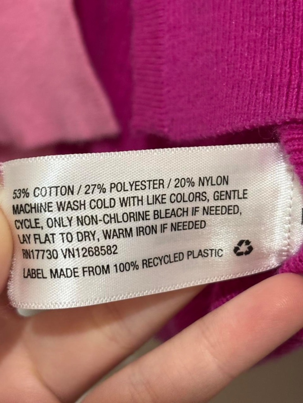 Wild Fable target hot pink light pink ribbed sweater or shrug, S - Picture 3 of 8